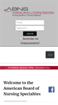 Mobile Screenshot of nursingcertification.org
