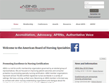 Tablet Screenshot of nursingcertification.org